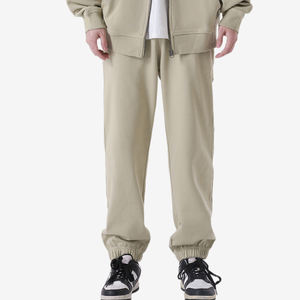 Wholesale Custom Logo Cotton Joggers <b>Men's</b> High Quality Blank Sweatpants with Pockets - Product Image 2