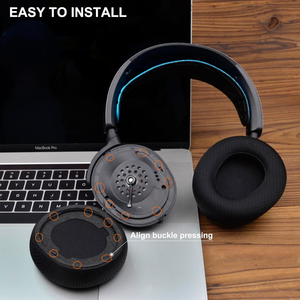 แผ่นรองหูตาข่ายแบบไร้สาย <span class=keywords><strong>nova</strong></span> <span class=keywords><strong>Pro</strong></span>, แผ่นรองหูทดแทนที่เข้ากันได้กับหูฟังไร้สายแบบ <span class=keywords><strong>arctis</strong></span> <span class=keywords><strong>nova</strong></span> <span class=keywords><strong>Pro</strong></span> - Product Image 2