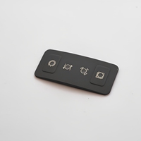 Clavier de calculatrice électronique moulé sur mesure, membrane de contact, clavier à distance, touches en caoutchouc silicone conducteur, bouton-poussoir