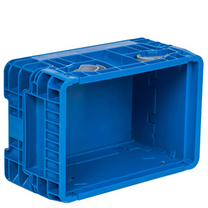 Small Size Portable Folding Crate Stackable Removal Plastic Moving Box Industrial Collapsible Crate