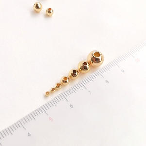 Оптовые латунные бусины-разделители из цельного металла, гладкие, блестящие, для изготовления украшений, размеры 3 мм, 4 мм, 5 мм, 6 мм, в упаковке - Product Image 4