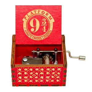 Mecanismo de Caja de Música de Manivela, Canción Clásica de Madera, Logotipo Personalizado Grabado, Regalo de <span class=keywords><strong>Cumpleaños</strong></span> <span class=keywords><strong>para</strong></span> Niños y Adultos, Decoración del Hogar - Product Image 6