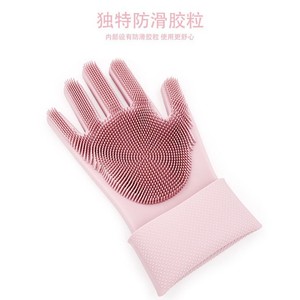 Gants de toilettage pour animaux Wen Jie, en silicone, anti-rayures, brosse de massage et de nettoyage pour chiens et chats, outil de toilettage pour l'élimination des poils. - Product Image 3