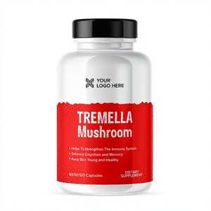 Nutricore Fabricant Indien Bonne Qualité Vente en Gros Compléments Alimentaires Capsules de Tremella Naturelles pour Adultes 60 Capsules - Product Image 1