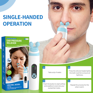 Dispositivo per il Sollievo della Pressione Auricolare, Soffiatore per Tubo di Eustachio, Bilanciamento della Pressione Auricolare, Migliora l'<span class=keywords><strong>Acufene</strong></span> per Viaggi in Aereo, Immersioni e Nuoto - Product Image 4