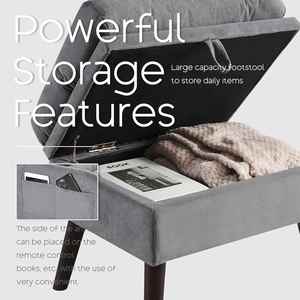 Duy nhất chuyển đổi ngả bọc lưu trữ Sofa giường gấp <span class=keywords><strong>futon</strong></span> phòng khách phòng ngủ tính năng khách sạn vải - Product Image 4