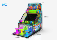 Nouvelle machine de jeu d'arcade intérieure pour enfants avec trois pistolets à eau, équipement de terrain de jeu en métal à monnayeur, garantie 1 an