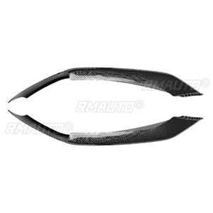 Protector de Parachoques Delantero Negro para BMW Serie 5 G30 G31 LCI M Sport 2021 2022 2023, Difusor en Ángulo, Spoiler - Product Image 3