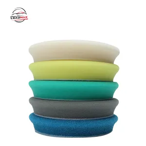 Foam Auto Polishing Pads Buffing Wheels Pads Buffer Pads Car Polishing Sponge 5 Inch 125mm Black Yellow White Orange Blue