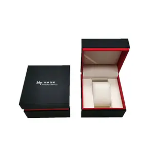 Excellent Creative New Design Rectangle Glossy Black Hard watch storage box