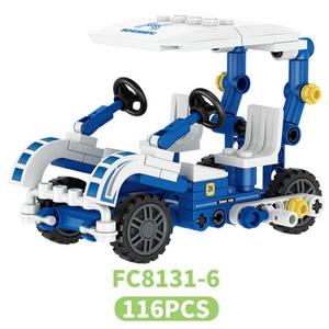 Mini modèle de moto coloré, ensembles de blocs de construction DIY, jouet éducatif de construction pour enfants, collection de cadeaux - Product Image 6