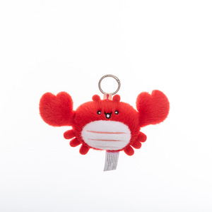 Nuevos y Adorables Peluches de Dibujos Animados: Patas de Pollo, <span class=keywords><strong>Cangrejo</strong></span> Gordo y Camarón <span class=keywords><strong>Mantis</strong></span>, Colgantes de Juguete, Llaveros para Mochila - Product Image 5