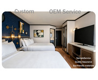 Juegos de Muebles para Habitaciones de Hotel Personalizados IHG - Madera de Roble Macizo, Diseño Moderno, Ecológico, para Apartamentos y Hoteles