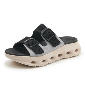 <span class=keywords><strong>Sandalias</strong></span> <span class=keywords><strong>de</strong></span> verano para mujer con suela <span class=keywords><strong>de</strong></span> <span class=keywords><strong>corcho</strong></span> grande, doble cierre, diseño <span class=keywords><strong>de</strong></span> <span class=keywords><strong>plataforma</strong></span> <span class=keywords><strong>de</strong></span> suela gruesa, estilo sin cordones, estilo descalzo. - Product Image 2