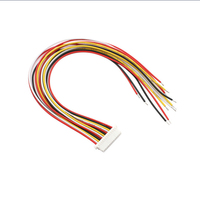Harness 100mm zh1,5 mm jarak Terminal kawat 2-12P mainan Robot penghubung kawat tunggal dan ganda warna kawat datar