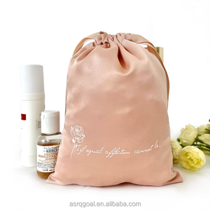 Sac à chaussures de vélo unisexe personnalisé avec logo, toutes saisons, avec cordon de serrage, en satin <span class=keywords><strong>rose</strong></span>, pour chaussures de vélo - Product Image 3