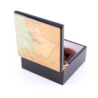 Boîte cadeau rectangulaire en bois découpée au laser, faite à la main, de haute qualité, pour dattes et bonbons, collection Ramadan, Jeddah, Arabie Saoudite