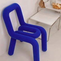 GEDO Vente en gros de chaises à géométrie moderne personnalisées sans accoudoir pour le salon