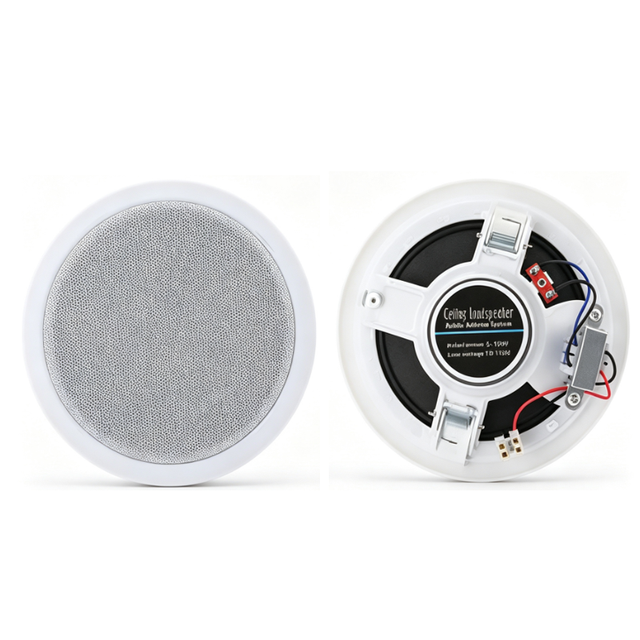 6-inch Fixed Pressure Ceiling Speaker 5-10W Used for Background Music in Shopping Malls and Public Broadcasting Ceiling Speakers
