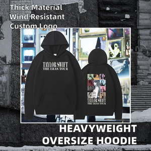 Sudadera con Capucha Extra Grande para Hombre, Unisex, de Alta Calidad, Tejido Grueso de Poliéster y Algodón, Esencial para el Invierno, con Logotipo Personalizado - Product Image 2