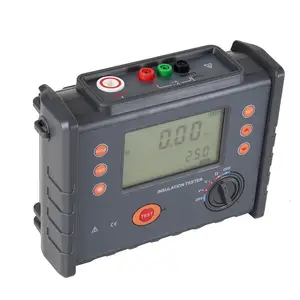100v 2000v 2500V عالية الجهد Megohmmeter الرقمية المحمولة جهاز اختبار مقاومة العزل