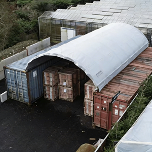 Abri/Tente Conteneur Préfabriqué Extérieur en Tissu PVC Haute Résistance et Durable pour Stockage, Entrepôt, <span class=keywords><strong>Garage</strong></span>, Usage Industriel - Product Image 3