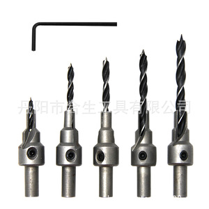 Foret fraiseur Mr Drill 3mm 4mm 4.5mm 5mm 6mm à 2 cannelures, queue droite, pour le travail du bois - Product Image 1