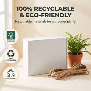 Caja de cartón para envío urgente de comercio electrónico, caja de correo con logotipo personalizado, caja de embalaje de envío corrugado - Product Image 2