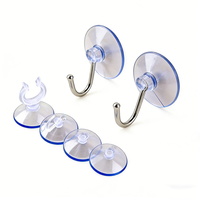 Mini Silicone Threaded Transparent Suction Cups Sucker Custom Rubber Vacuum Suction Cup with Spring Glass Table Tops Rubber