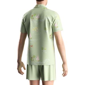 Camisas Hawaianas Sublimadas Odm con Estampado Floral para Tallas Grandes, Ropa de Playa, Venta al Por Mayor - Product Image 6