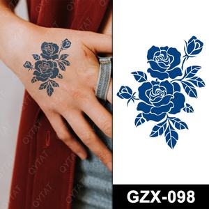 Тату-наклейки для рук и пальцев, полуперманентные, голубые, холодные, 15 дней - Product Image 6