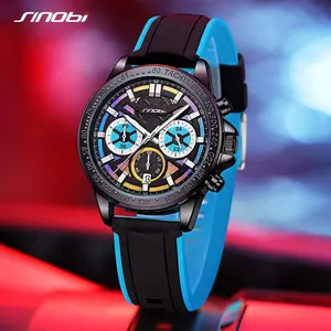 Sinobi Mode Polshorloge Mannen Pols Relojes Sporthorloge Jongens Cool Chronograaf Tieners Lichtgevende Polshorloge Erkek Saat Curren