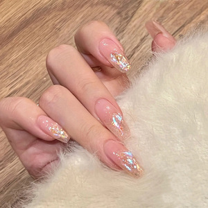 Мини 3D хрустальные аксессуары для маникюра Симфония Аврора с плоским дном специальной формы - Product Image 1