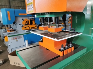 Rbqlty Chất Lượng Cao Đấm Và Cắt Máy 30Mm Tấm Kim Loại Hồ Sơ Cắt Thủy Lực Q35Y-30 Ironworker Máy - Product Image 2