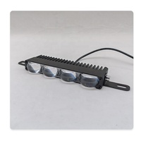 Luces Auxiliares Externas para Automóvil de 4 Lentes, Luces LED para Parrilla, Luces Antiniebla para Conducción, Luces de Trabajo para Vehículos Todoterreno, Camiones y SUV