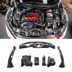 แผ่นกันความร้อนในห้องโดยสารแบบแห้ง คาร์บอนไฟเบอร์ 7 ชิ้น รุ่น Type R E Style สำหรับ Honda Civic 10TH FK8 ปี 2016+ ชุดแต่งรถยนต์ - Product Image 2