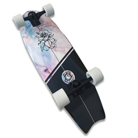 Roues de skateboard professionnelles 70*50mm en PU 78A, roues vierges pour longboard, personnalisables, antidérapantes et durables