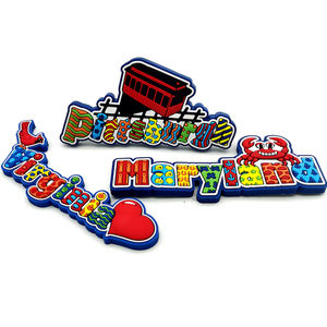 מותאם אישית לוגו מובלט מזכרת 3d רך pvc גומי מקרר מגנט Pvc מגנט - Product Image 5