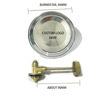 Accessoires de brûleur de cuisinière à gaz GPL de style africain avec logo personnalisé pour l'extérieur et la maison, valve et brûleur pour tables de cuisson à gaz domestiques