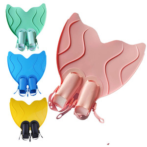 Monopalmes de natation sirène pour adultes, palmes de plongée professionnelles étanches pour femmes et hommes - Product Image 4