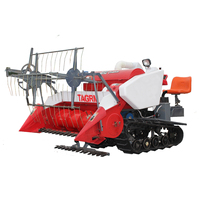 Hot Sale Factory Supply Mini Reis Mähdrescher mit Crawler Neuester bester Preis gute Qualität Paddy Mini Mähdrescher