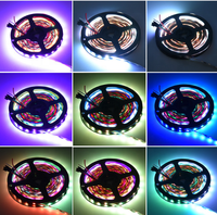 Bande lumineuse RGB led flexible, 5050, adressable, WS2811, 5m 12V 24v, 300 diodes, couleur de rêve