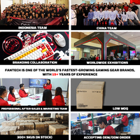Clavier mécanique filaire Fantech MK875V2 RGB QWERTY pour PC Gamer, avec interrupteurs personnalisables et remplaçables