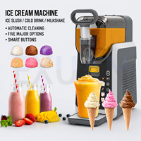 Commerciële Soft Serve Ice Cream Machine Bevroren Drink Maker Silent Slushie Maker voor Home Party Shop Hotel Melk Tea Shop Cinema