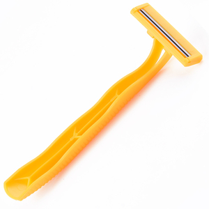 Brasile Colombia cile veneziano a buon mercato onda gialla nuovo Design barbiere doppia lame dritto barba viso rasoi da barba usa e getta - Product Image 3