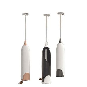 Espumador de Leche Portátil Ecológico con Logotipo Personalizado, Mini Batidora de Bebidas de Acero Inoxidable, Potente Espumador de Leche Manual - Product Image 3