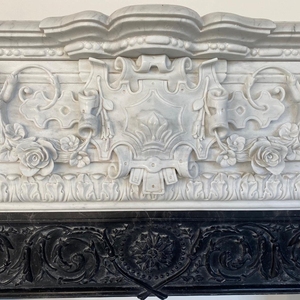 White Marble <strong>Fireplace</strong> Modern Electric Indoor <strong>Fireplace</strong> <strong>Tv</strong> <strong>Stand</strong> - Product Image 3