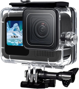 Étui étanche pour <span class=keywords><strong>Go</strong></span> <span class=keywords><strong>Pro</strong></span> Hero 13/Hero12/Hero1/<span class=keywords><strong>Hero10</strong></span>/Her9 Noir, Étui de plongée sous-marine pour caméra d'action Hero13/12/11/10/9 - Product Image 1
