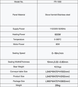 Scelleuse verticale semi-automatique pour sachets en aluminium, pochettes en papier et boîtes de conserve, idéale pour l'emballage de boissons, de thé et de savon - Product Image 2