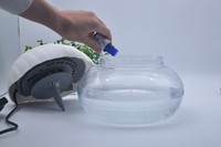 Mini humidificateur d'air électrique personnalisable avec lumière nocturne anti-gravité et brume épaisse, diffuseur d'arômes pour chambre de bébé et hôtel